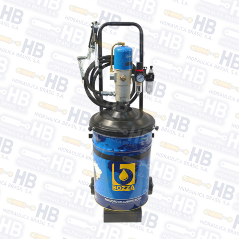 Bozza - Propulsora neumática para grasa con tanque de 24 kg