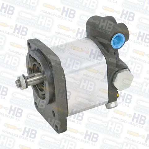 Bomba de engranajes - con valvula dbv dreno externo - 16 cm3 - eje conico