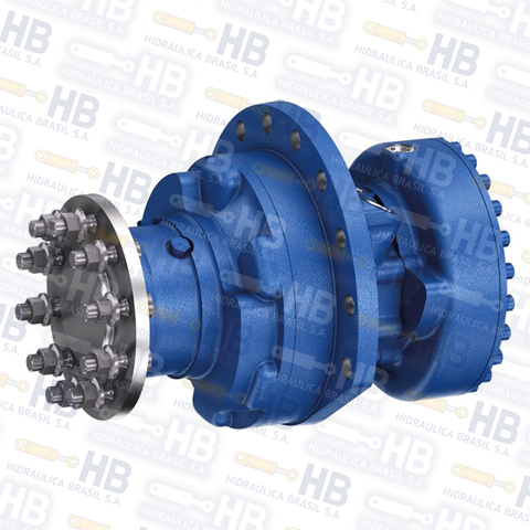 Motor a pistón radial - MCR10F - 940 cm3 - con freno - 6 pernos - R921811257.