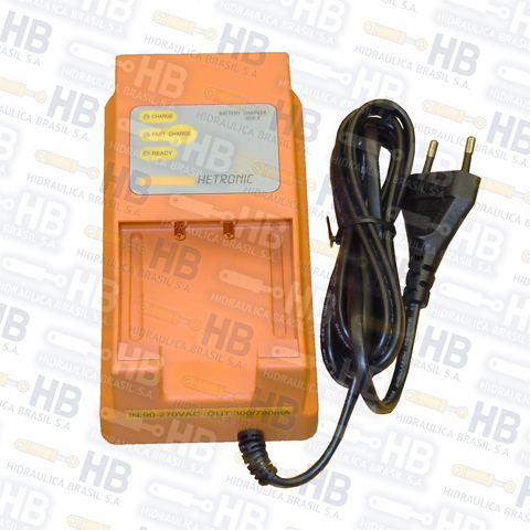 Hetronic -Cargador hetronic - para bateria radio mandos - voltages de 10-30 vdc