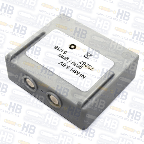 Hetronic -bateria  para radio mando - 3.6 v / 1.2ah - 53x60x19 mm
