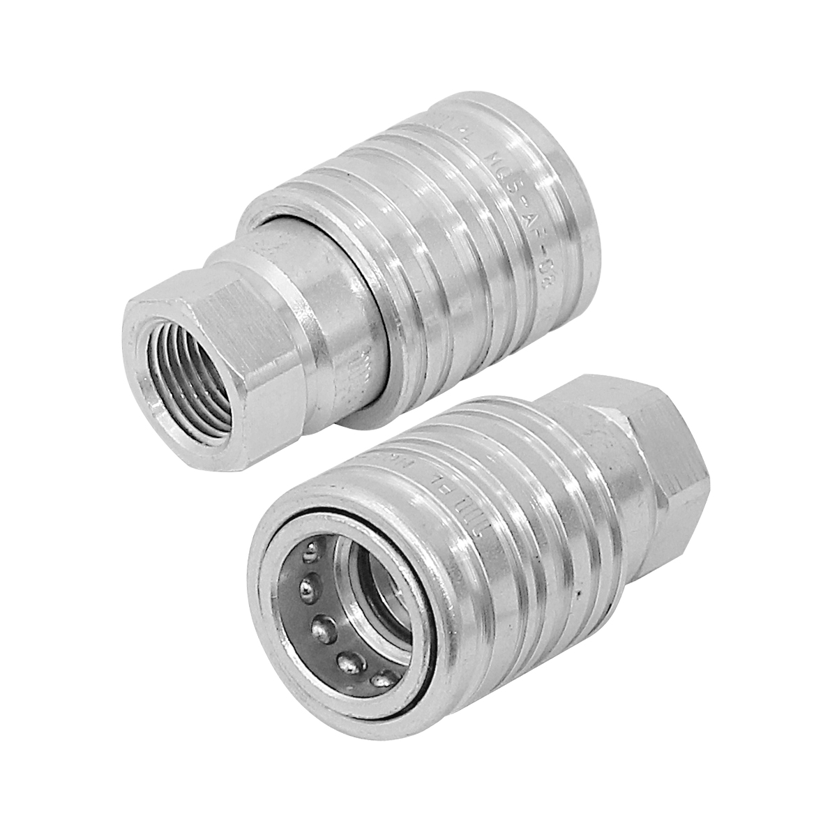 Acople rápido hidráulico - hembra - 1/2" nptf - 300 bar.