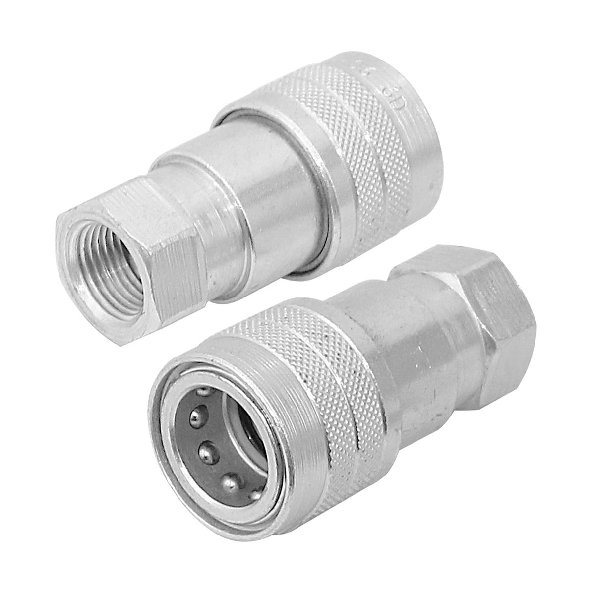 Acople rápido hidráulico - hembra - 3/8" nptf - 350 bar.