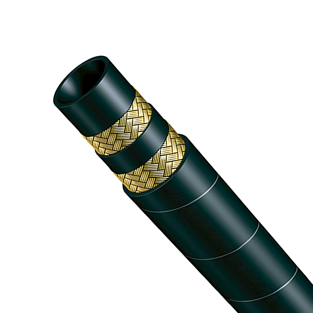 Manguera - dn06 - 1/4" - 2 tramas acero - lyte-flex - sae100r16 - 5000 psi