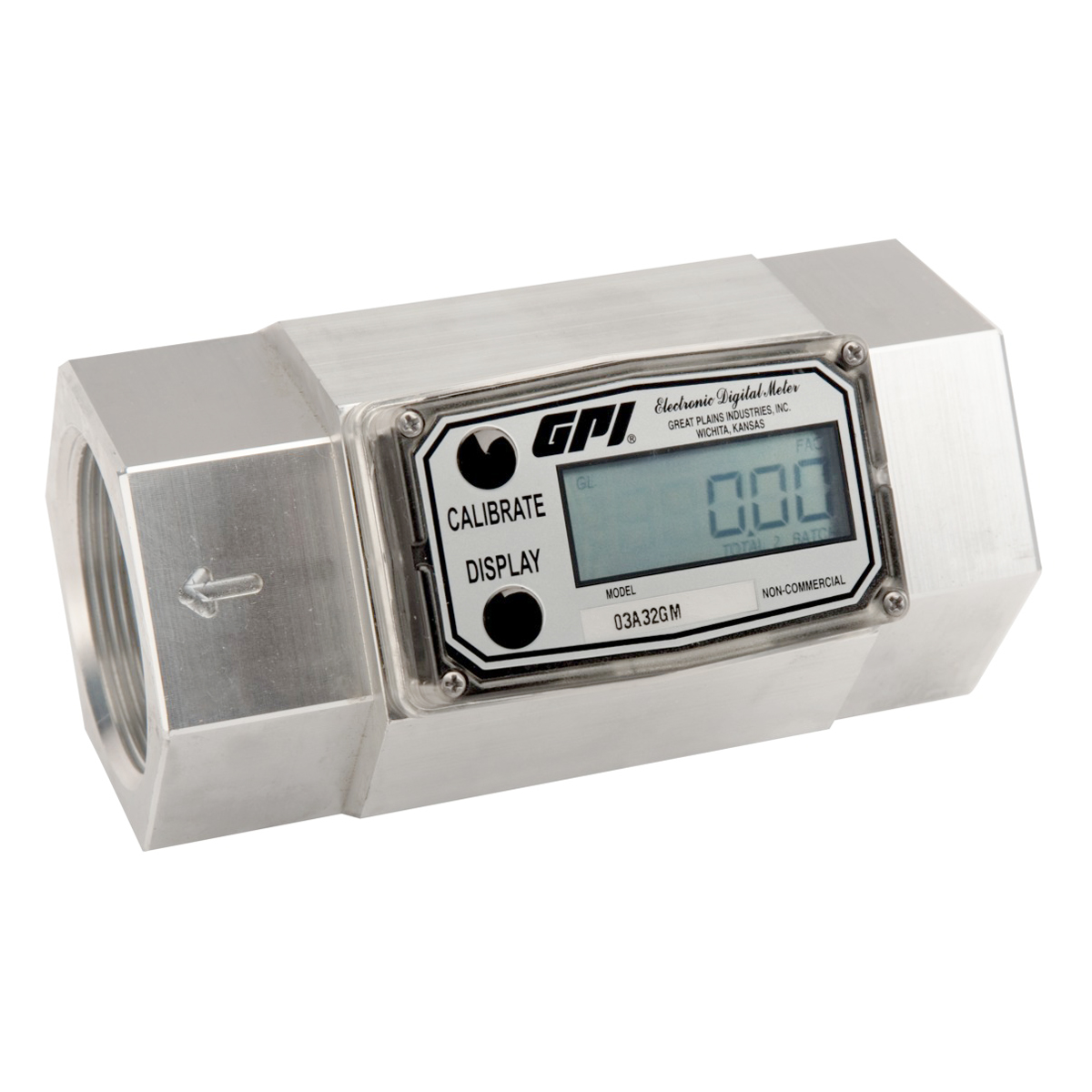 Gpi - medidor / totalizador digital de caudal -2"npt