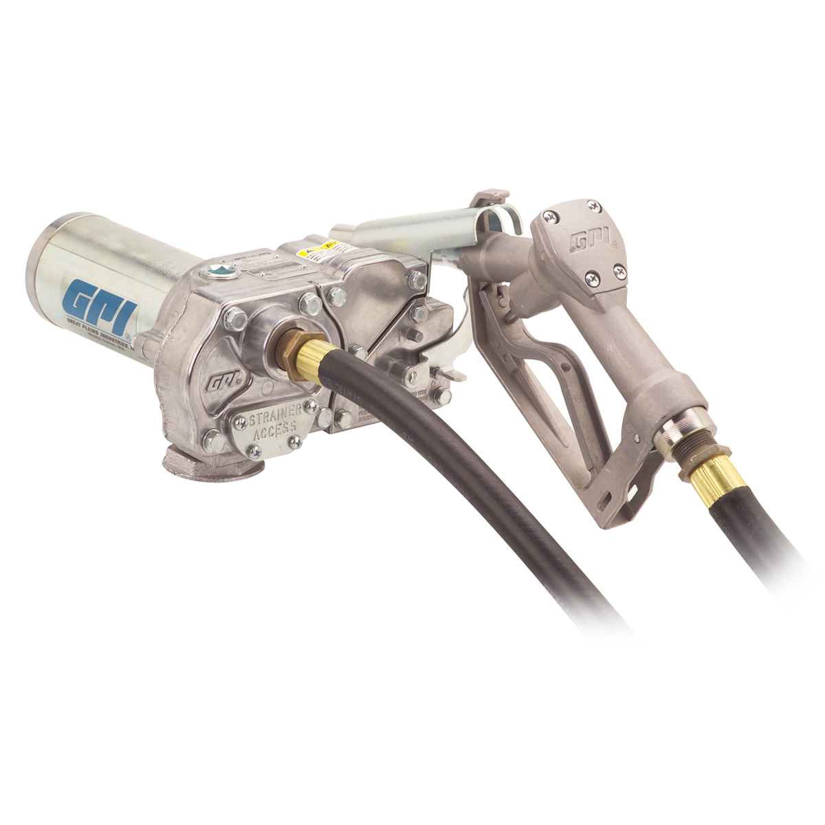 GPI - Bomba de combustible de 24volt-57lpm con manguera y pistola manual
